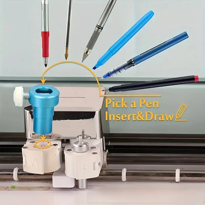 SOPORTE ADAPTADOR BOLÍGRAFO LAPIZ 12MM DISEÑO CRICUT MAKER