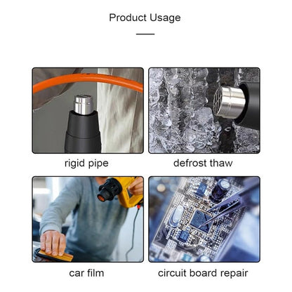 PISTOLA CALOR DIGITAL LCD 110V ESTACIÓN SOLDADURA AJUSTABLE GRIS OSCURO 110V