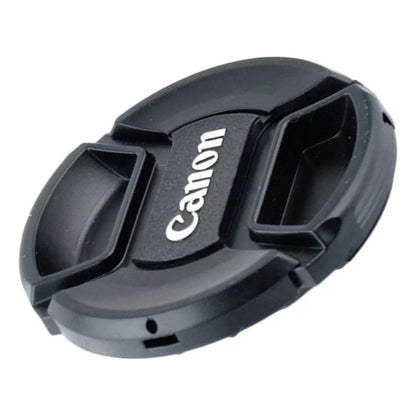 TAPA LENTE CANON FRONTAL+CUERDA Ø58MM CAMARA VIDEO FOTO NEGRO