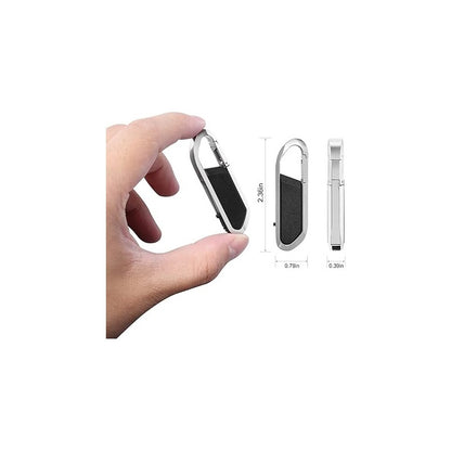 MEMORIA FLASH USB METAL 64GB CLIP ARNES LLAVERO NEGRO NEGRO MINI METAL