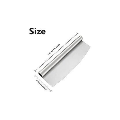 CORTADOR PIZZA MASA PROFESIONAL CUCHILLA PLATEADO