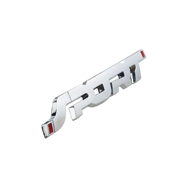 EMBLEMA CARRO SPORT 3D METAL ADHESIVO INSIGNIA LUJO VEHÍCULO