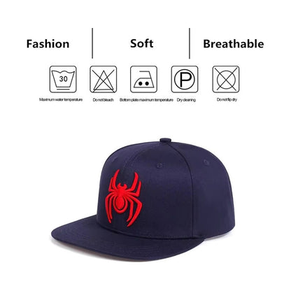GORRA SPIDERMAN AZUL LOGO ROJO MARVEL AVENGERS CACHUCHA AZUL OSCURO 6