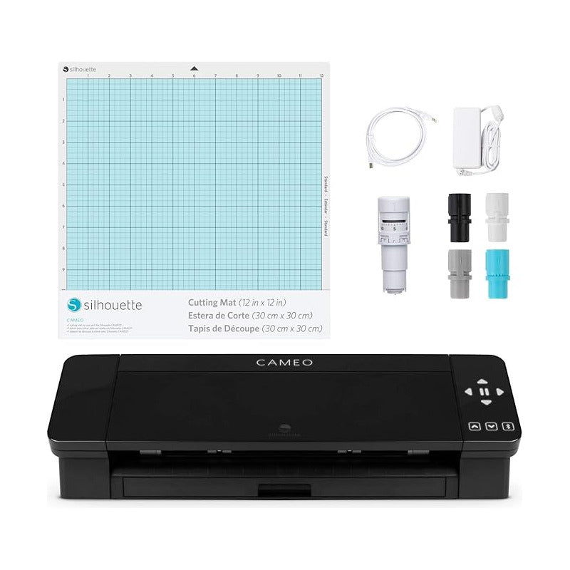 MAQUINA CORTE SILHOUETTE CAMEO 4 NEGRA KIT BLUETOOH