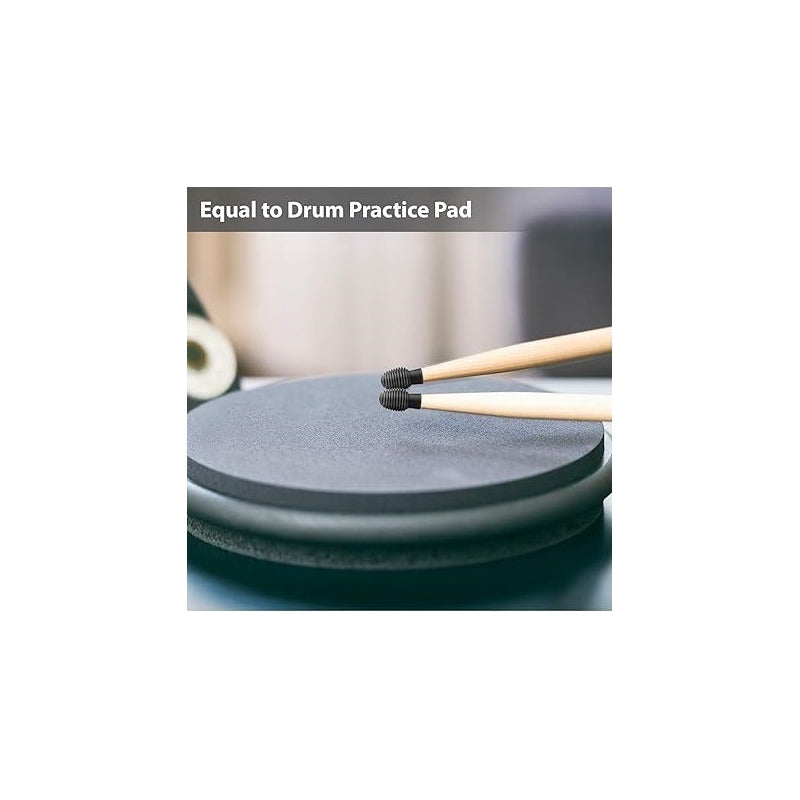 REDUCTOR SONIDO BAQUETAS PROTECTOR PROFESIONLAL 5A BATERÍA NEGRO 5A