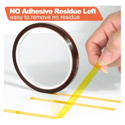 2X CINTA TÉRMICA 12MM 10MTS 50° 260° SUBLIMACIÓN ELECTRÓNICA NARANJA CLARO