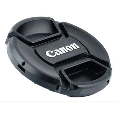 TAPA LENTE Ø62MM CANON FRONTAL+CUERDA VIDEO FOTO CAMARA NEGRO