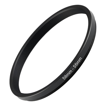 58MM-55MM ANILLO CONVERTIDOR CONVERSOR LENTE CANON NIKON  55 MM 58 MM