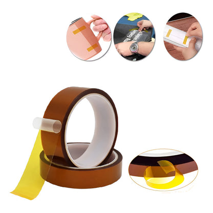 2X CINTA TÉRMICA 20MM 10MTS 50° 260° SUBLIMACIÓN ELECTRÓNICA NARANJA CLARO