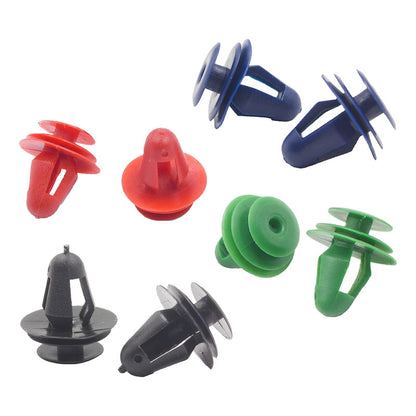 10X PIN CLIP PLÁSTICO MIXTO AJUSTE REMACHE CARRO TABLERO MIXTO