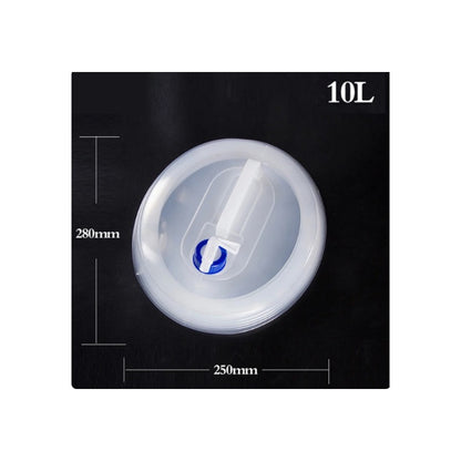 CONTENEDOR PLEGABLE AGUA CAMPING PASEO PESCA GASOLINA 10 LTS