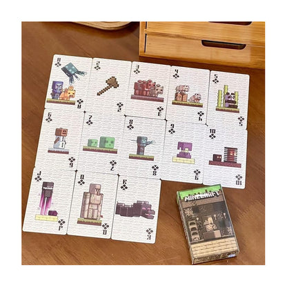 JUEGO CARTAS POKER FIRST SERIES VERSION LIMITADA MINECRAFT PIXEL MINECRAFT INGLÉS