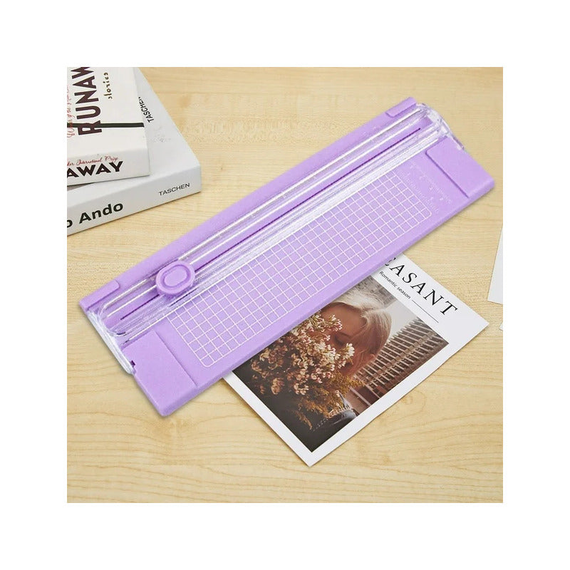 CORTADOR PAPEL BIDIRECCIONAL A4 MANUAL PORTATIL GUILLOTINA