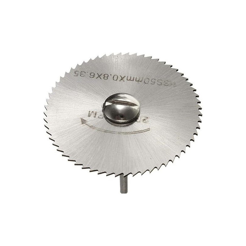 KIT 6 CUCHILLAS SIERRA CIRCULAR TALADRO MOTOTOOL AMOLADORA PLATEADO