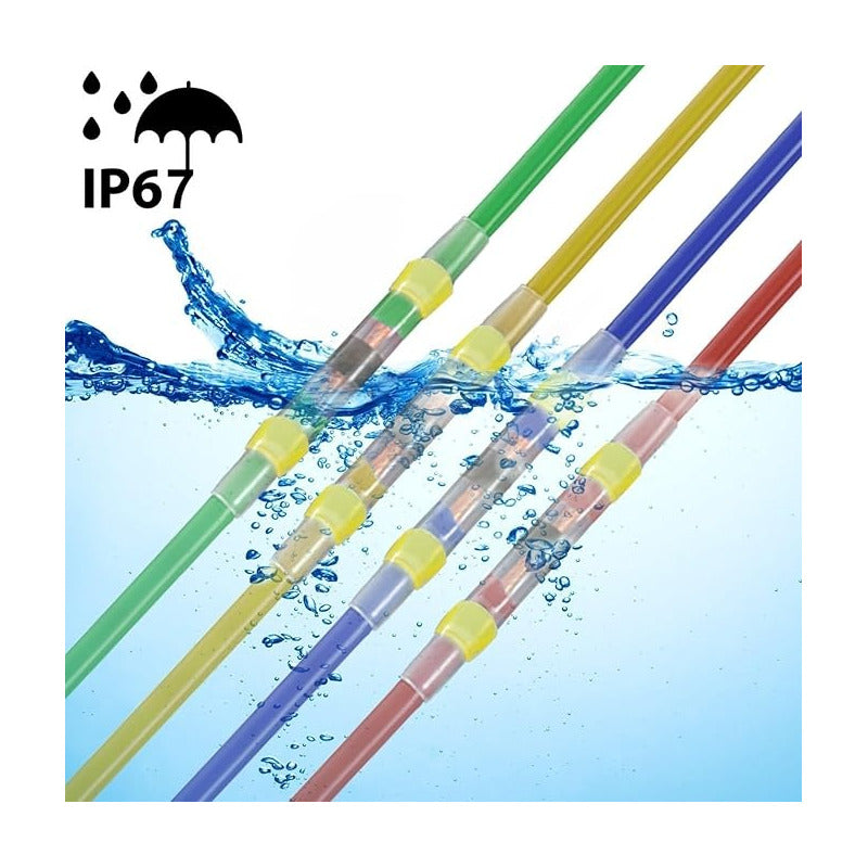 10X CONECTOR TERMOENCOGIBLE TERMORETRACTIL 6 X 6.8 X 40 MM