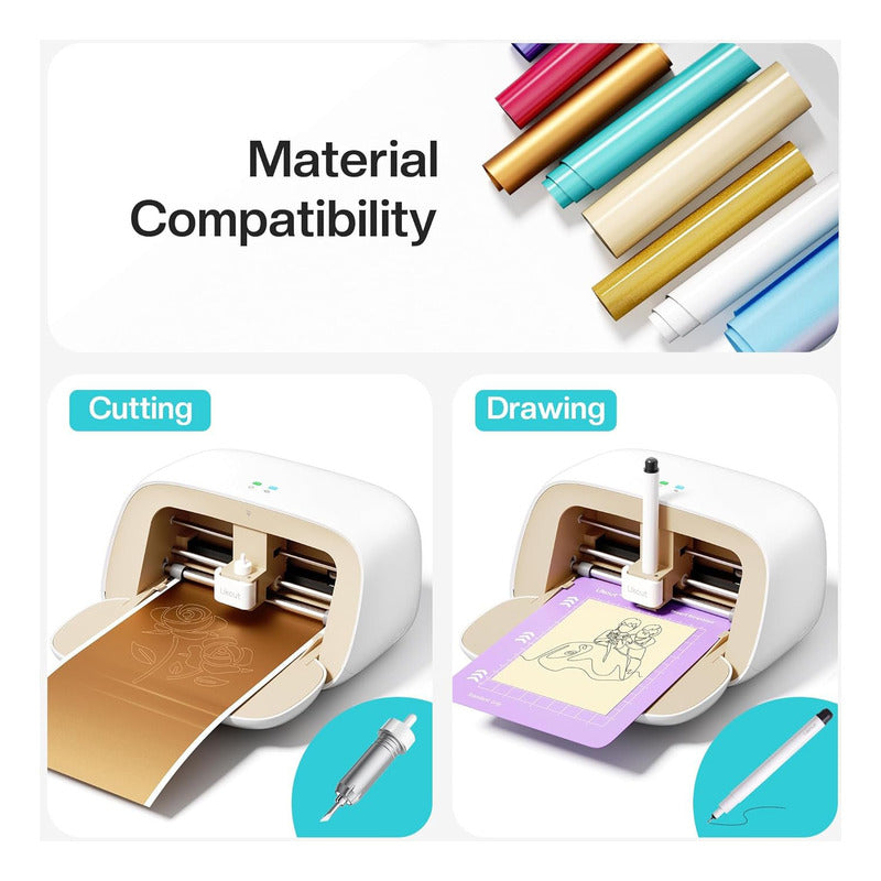 PLOTTER CORTE LIKCUT S501 BEIGE OFICINA CRAFT EVENTOS FIESTA