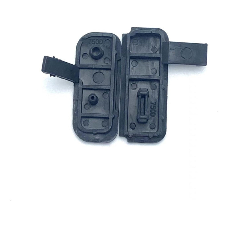 TAPA COBERTOR GOMA CAUCHO CONEXIONES CANON 650D 700D NEGRO