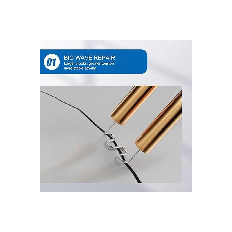 20X GRAPAS SOLDAR PLÁSTICO REPARACIÓN RESTAURACIÓN PLATEADO 110V