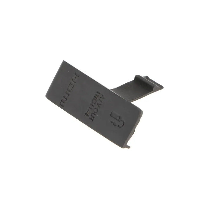 TAPA COBERTOR GOMA CAUCHO GUARDAPOLVO CONEXIONES CANON 500D NEGRO