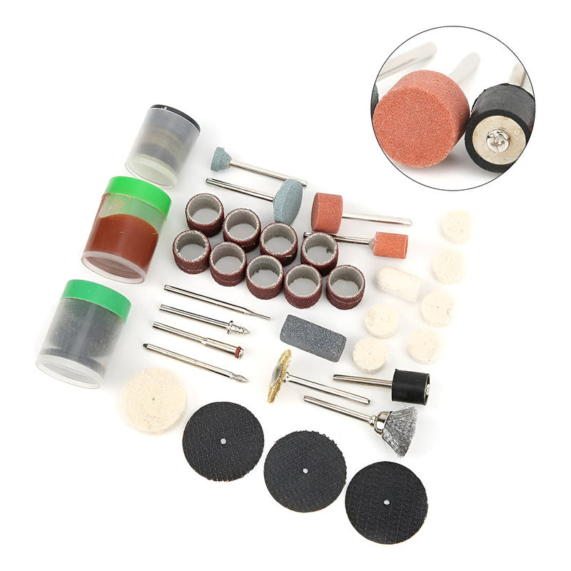 KIT 105 PCS CABEZALES PULIDO AMOLADORA MOTOTOOL MARQUETERÍA 12V 50 50 W