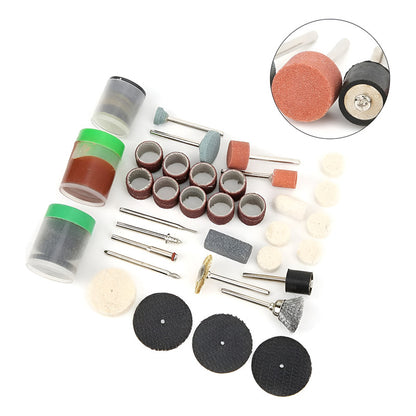 KIT 105 PCS CABEZALES PULIDO AMOLADORA MOTOTOOL MARQUETERÍA 12V 50 50 W