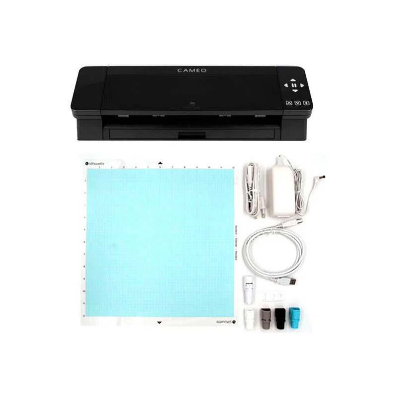 MAQUINA CORTE SILHOUETTE CAMEO 4 NEGRA KIT BLUETOOH