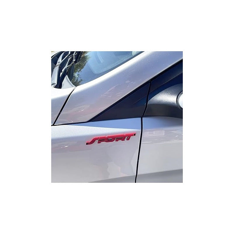 EMBLEMA SPORT 3D METAL ADHESIVO CARRO VEHÍCULO INSIGNIA LUJO