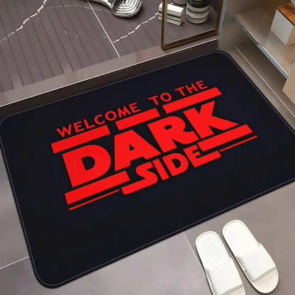 TAPETE HOGAR COCINA ENTRADA CASA DISEÑO DARK SIDE ROJO 40X60 60 CM 40 CM STAR WARS NEGRO/ROJO