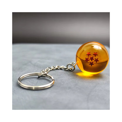 LLAVERO GOKU ESFERAS DEL DRAGON BALL Z SUPER SAYAYIN 6 STAR NARANJA