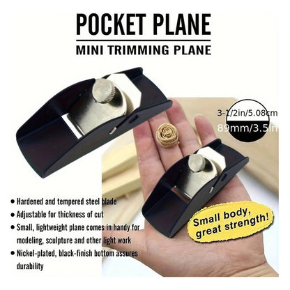 MINI CEPILLO MARQUETERÍA CARPINTERÍA BRICOLAGE MADERA