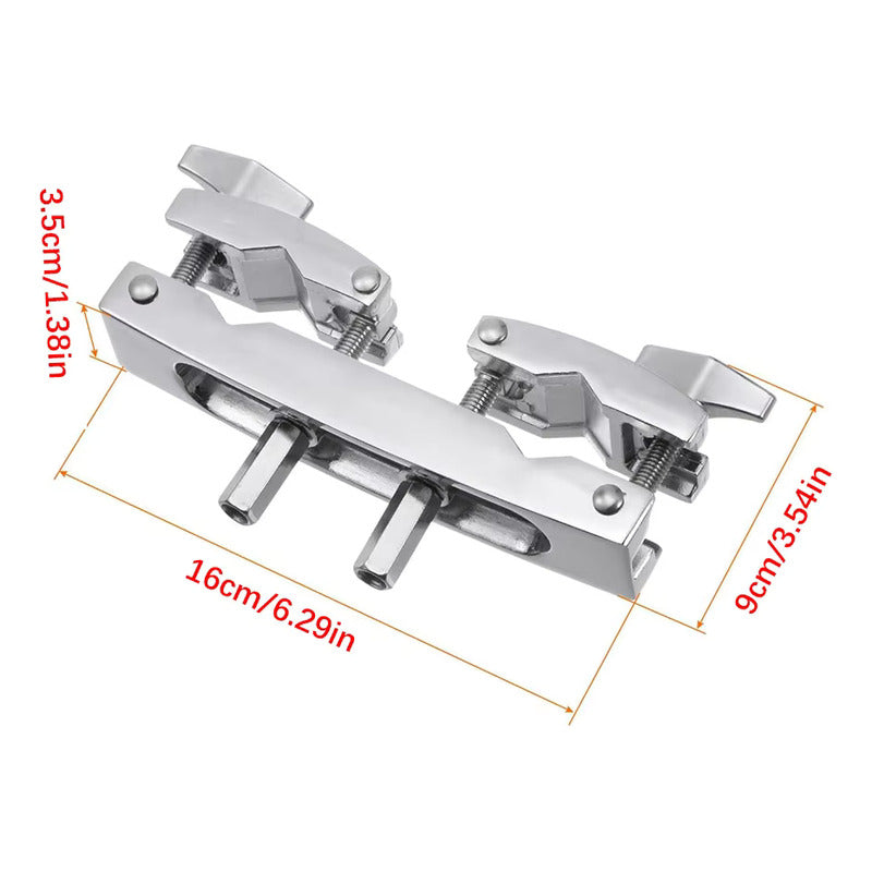 CLAMP BASE PLATILLOS BATERIA ACUSTICA ELECTRICA SOPORTE BOOM