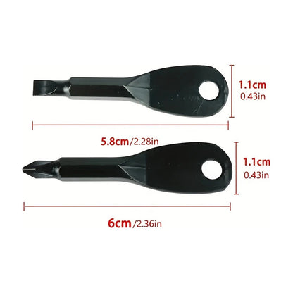 2 PCS DESTORNILLADOR ESTRELLA PALA LLAVES MULTIFUNCIÓN