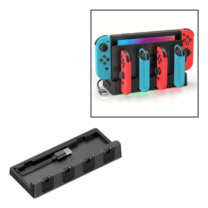 BASE CARGADOR 4X ESTACION PARA NINTENDO SWITCH JOY-CON OLED