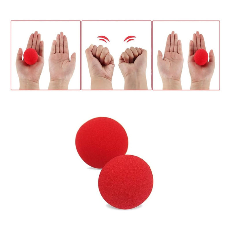 2X BOLAS PARA MAGIA ILUSIONISMO EVENTOS TRUCOS JUEGOS