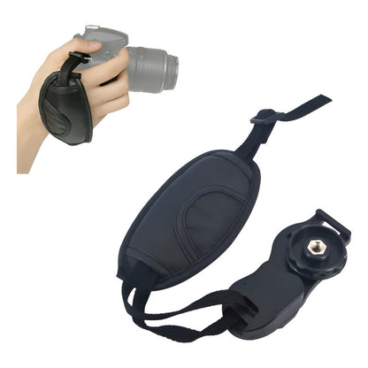 CORREA MANO AJUSTABLE CAMARA DSLR NIKON CANON SONY NEGRO CORREA MANO