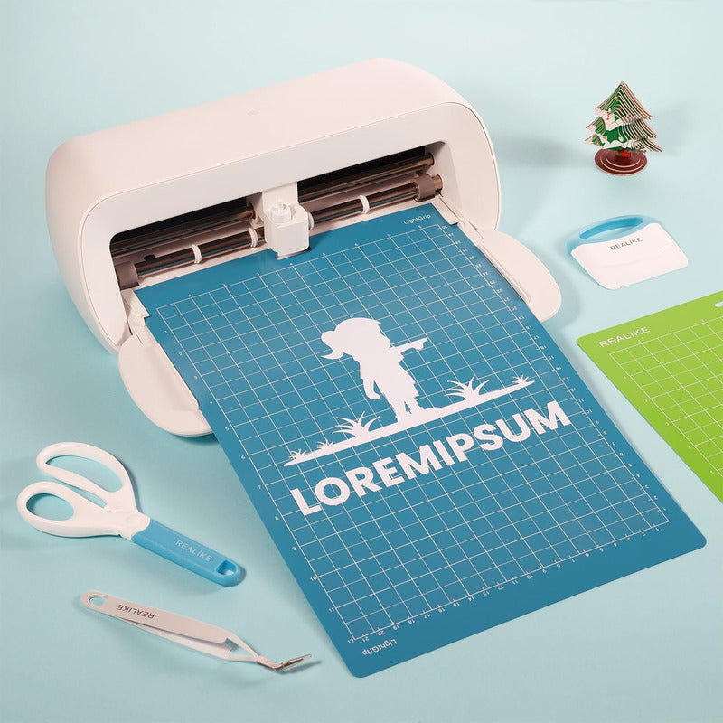 TAPETE CORTE 8X12 PULGADAS LIGHT GRIP PARA CRICUT CAMEO AZUL CLARO