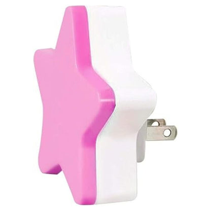 LUZ LED NOCTURNA NIÑOS SENSOR CONTROL PARED ALCOBA ROSADO 110V ROSA