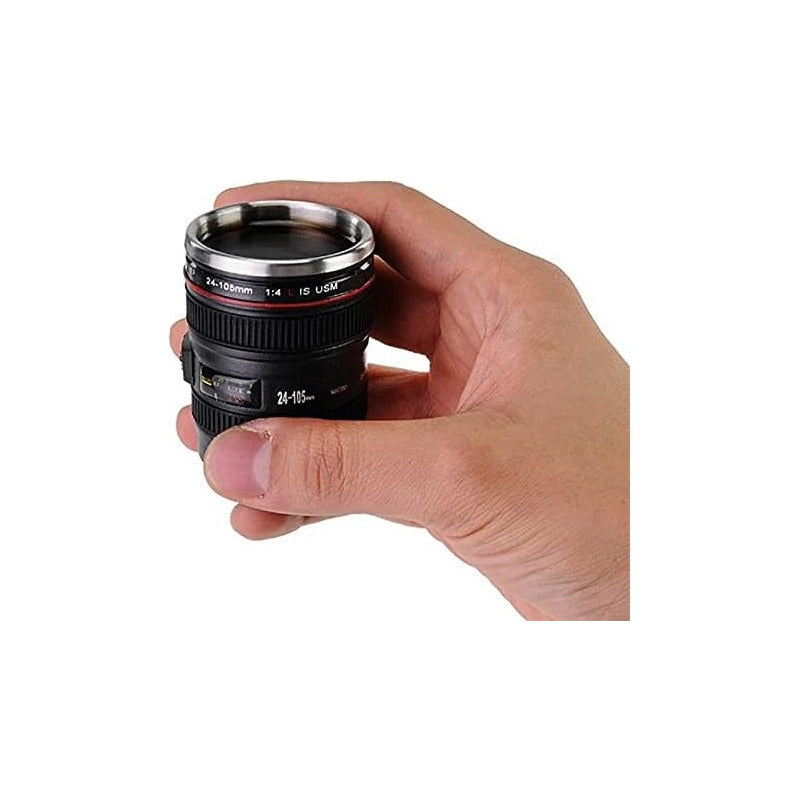 LLAVERO TIPO LENTE CANON EF 24-105MM REGALO FOTOGRAFIA FOTO NEGRO