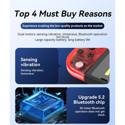 CONTROL MANDO INALÁMBRICO PARA NINTENDO SWITCH JOY-CON GRIS OSCURO | LED