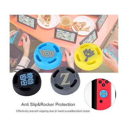 4X SET CAUCHOS CUBIERTAS GOMAS PARA JOY-CON SWITCH ZELDA MIXTO