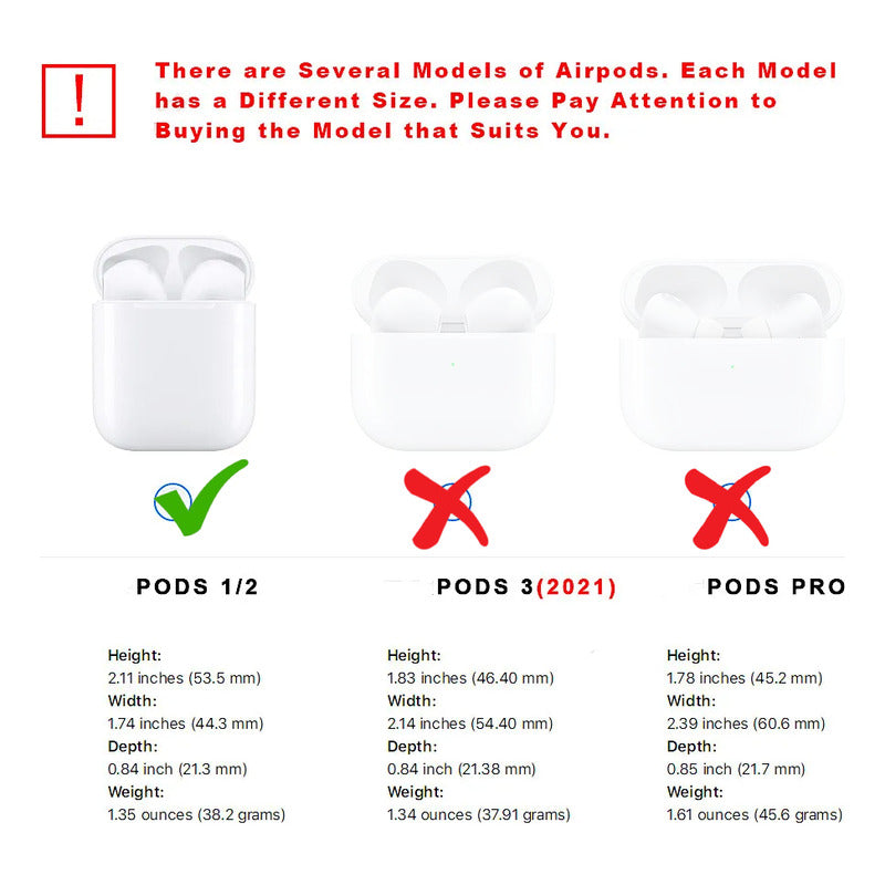 ESTUCHE AUDIFONOS AIRPODS 1RA | 2DA GEN TIPO CONTROL XBOX MIXTO