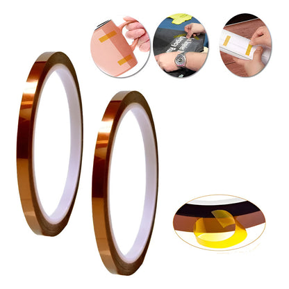 2X CINTA TÉRMICA 5MM 10MTS 50° - 260°C NARANJA CLARO TERMICA 5MM 50 - 260C