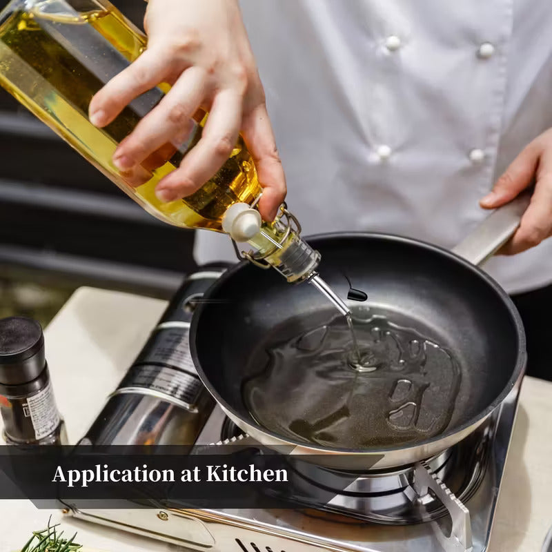 2X BOQUILLA VERTEDOR BOTELLA ACERO INOXIDABLE BAR RESTAURANT PLATEADO