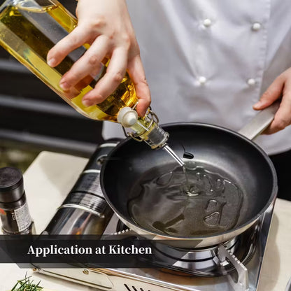 2X BOQUILLA VERTEDOR BOTELLA ACERO INOXIDABLE BAR RESTAURANT PLATEADO