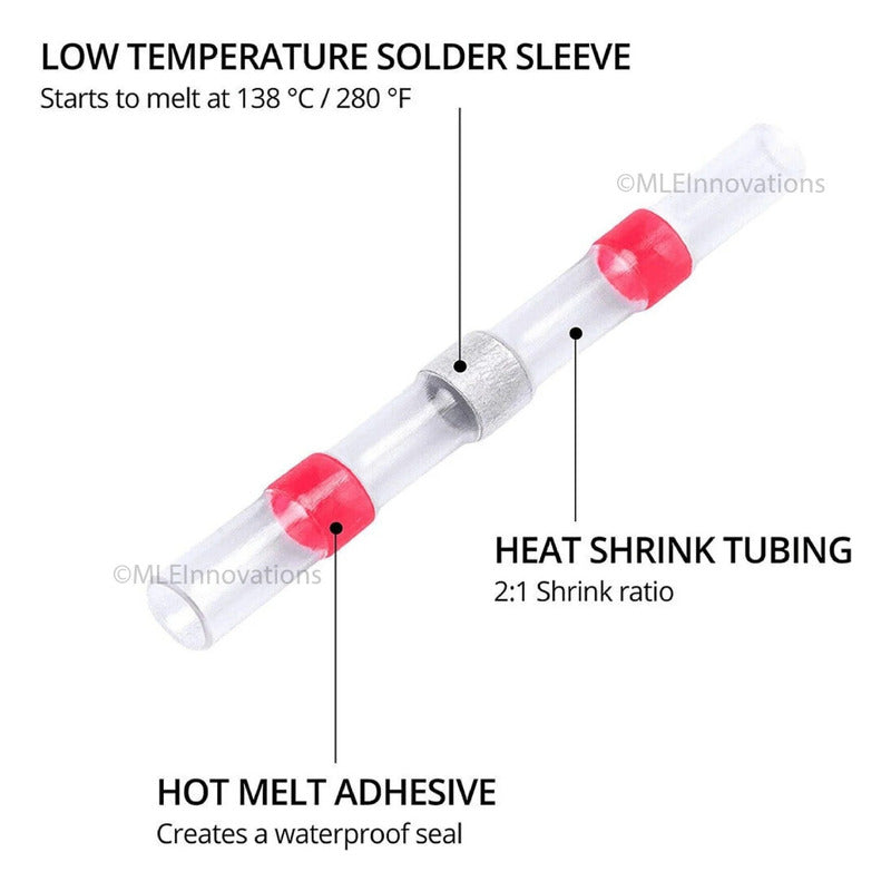 10X CONECTOR TERMOENCOGIBLE TERMORETRACTIL 2.7 X 3.6 X 40 MM