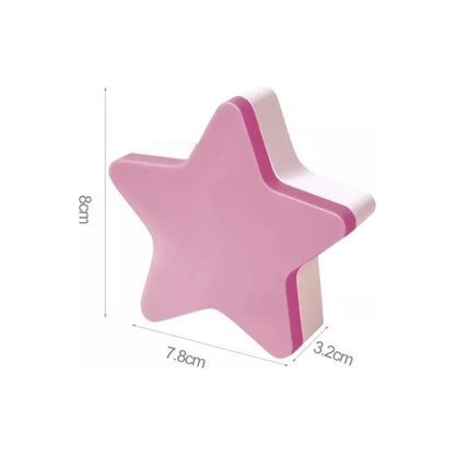 LUZ LED NOCTURNA NIÑOS SENSOR CONTROL PARED ALCOBA ROSADO 110V ROSA