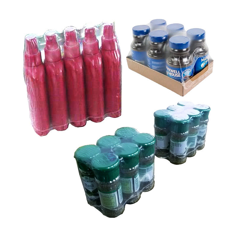 PLÁSTICO BOLSA TERMOENCOGIBLE PVC 6CMS X 5MTS ALIMENTOS TRANSPARENTE