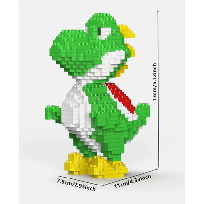 DINOSAURIO ROMPECABEZAS YOSHI BLOQUES BROS PUZZLE MARIO
