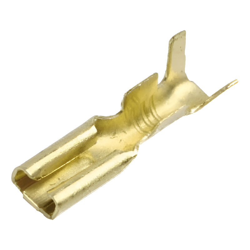 10X CONECTOR ENCRIMPADO 2.8 HEMBRA 16MM CONEXION ELECTRICO COBRE