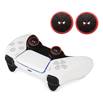 2X PROTECTOR SILICONA SPIDERMAN JOYSTICK PARA SWITCH XBOX PS ROJO
